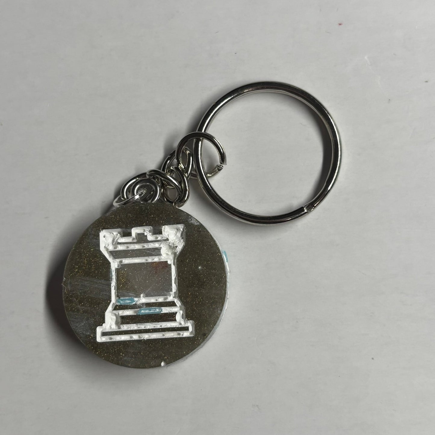 Vintage Ice Rook - Handmade Resin Keychain