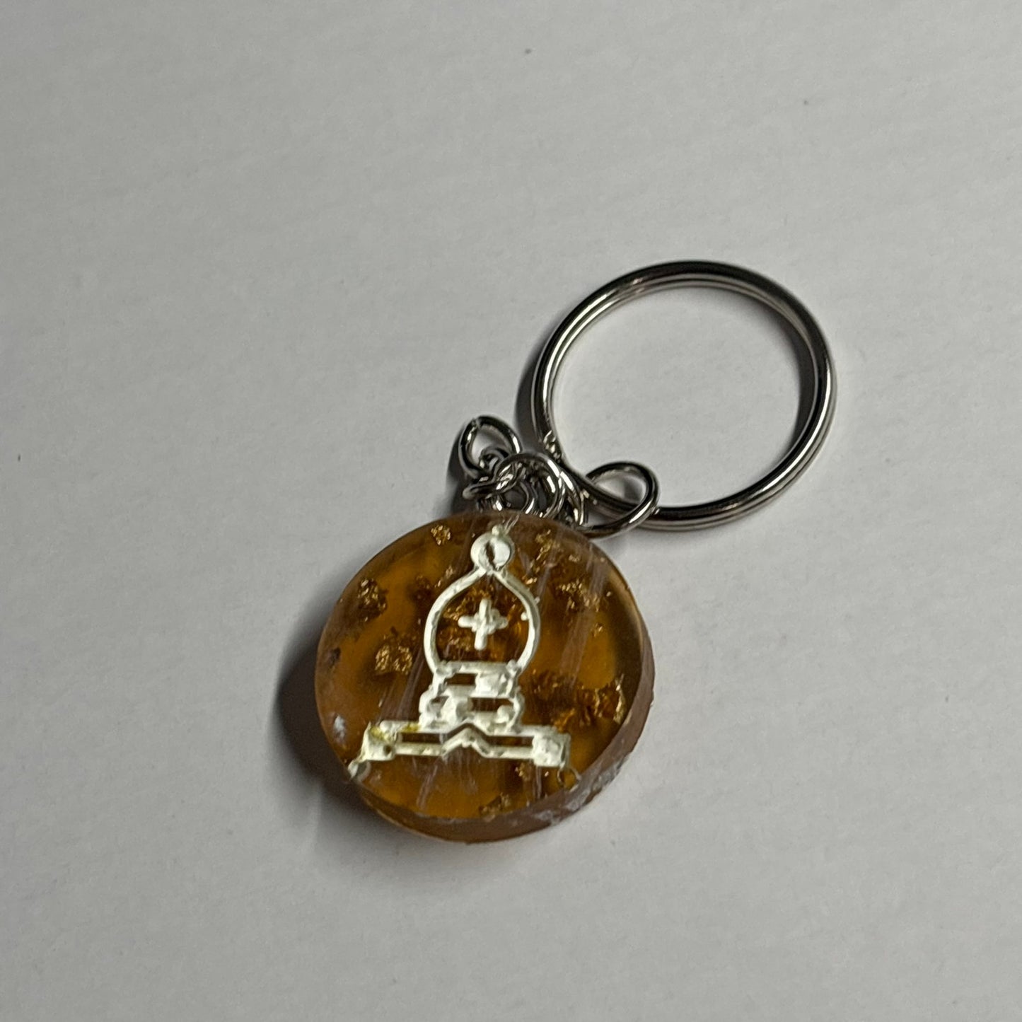 Amber Bishop - Handmade Resin Keychain