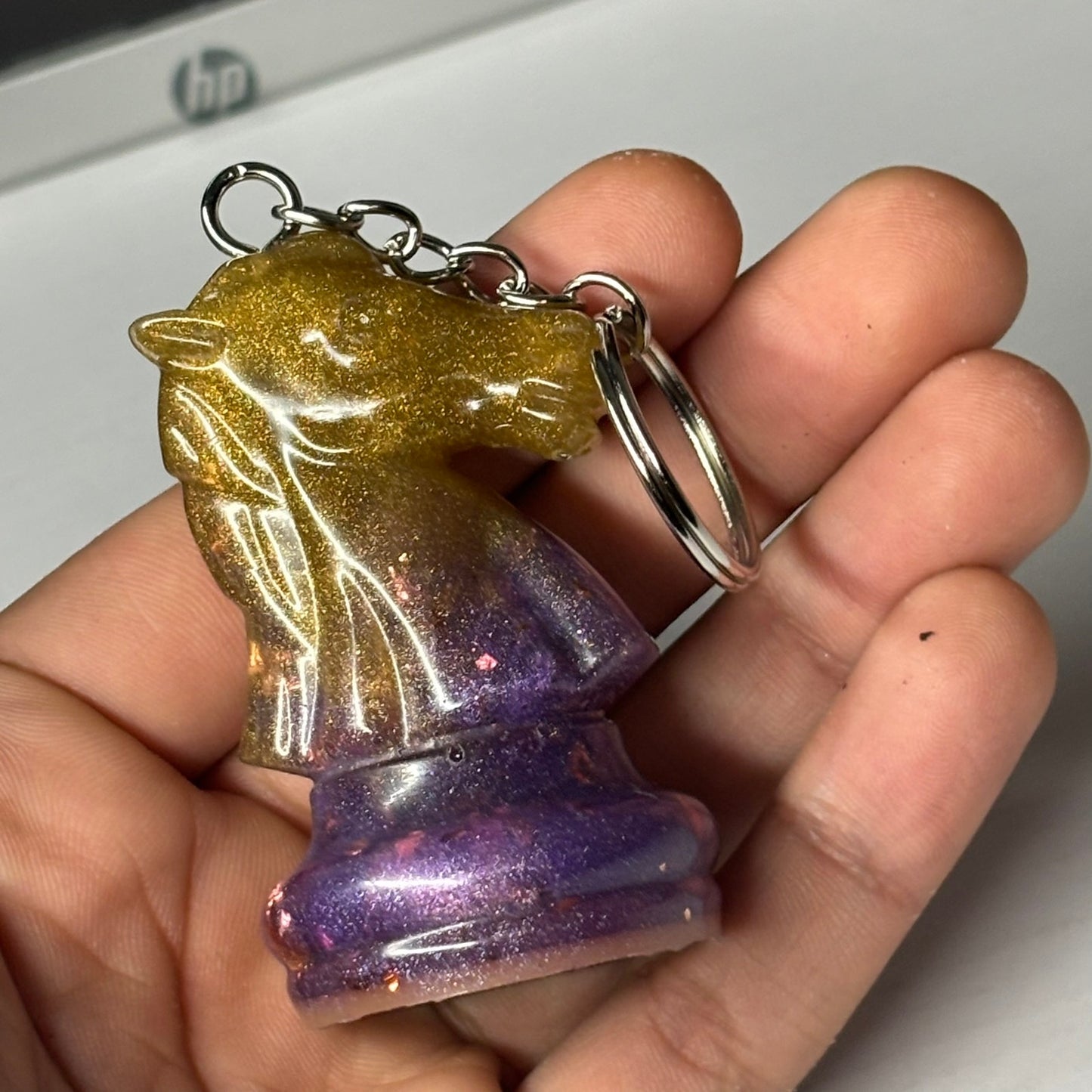 Mixed Supreme Knight - Handmade Resin Keychain - Large Edition