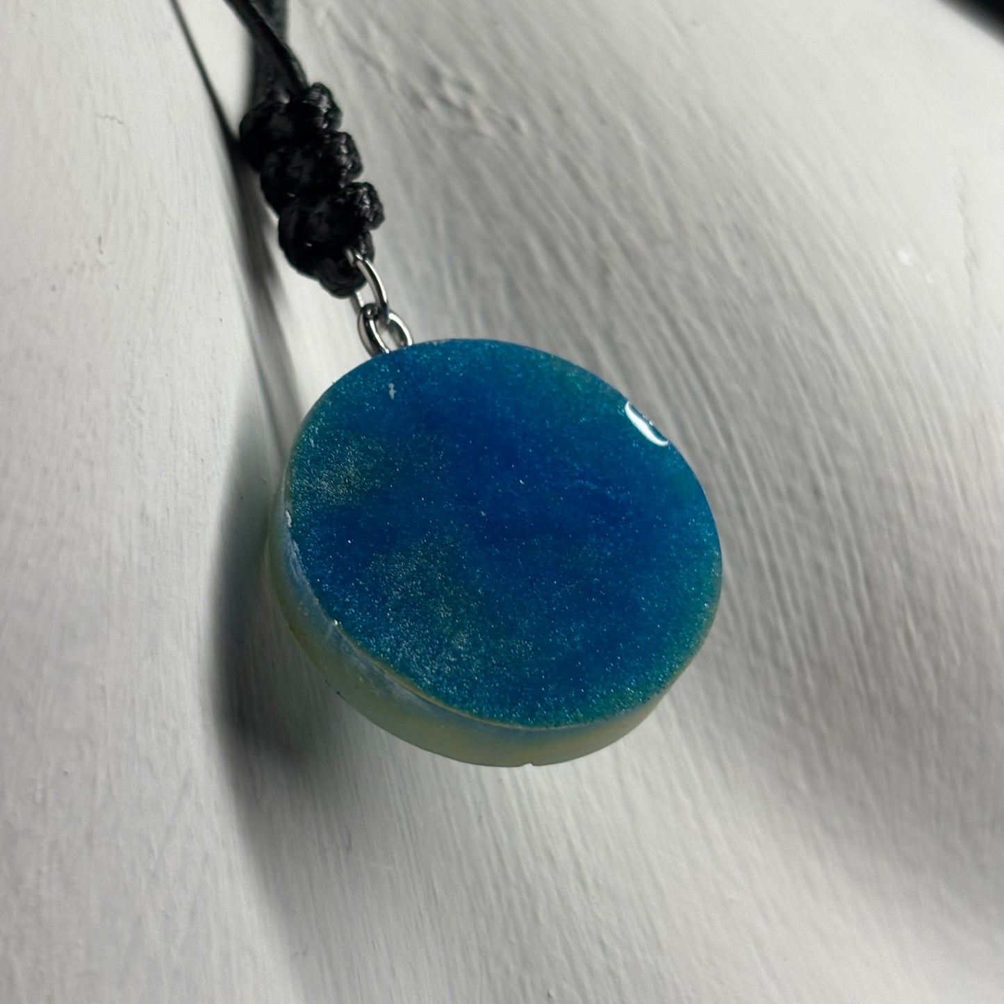 Swampy Knight - Handmade Resin Chess Necklace