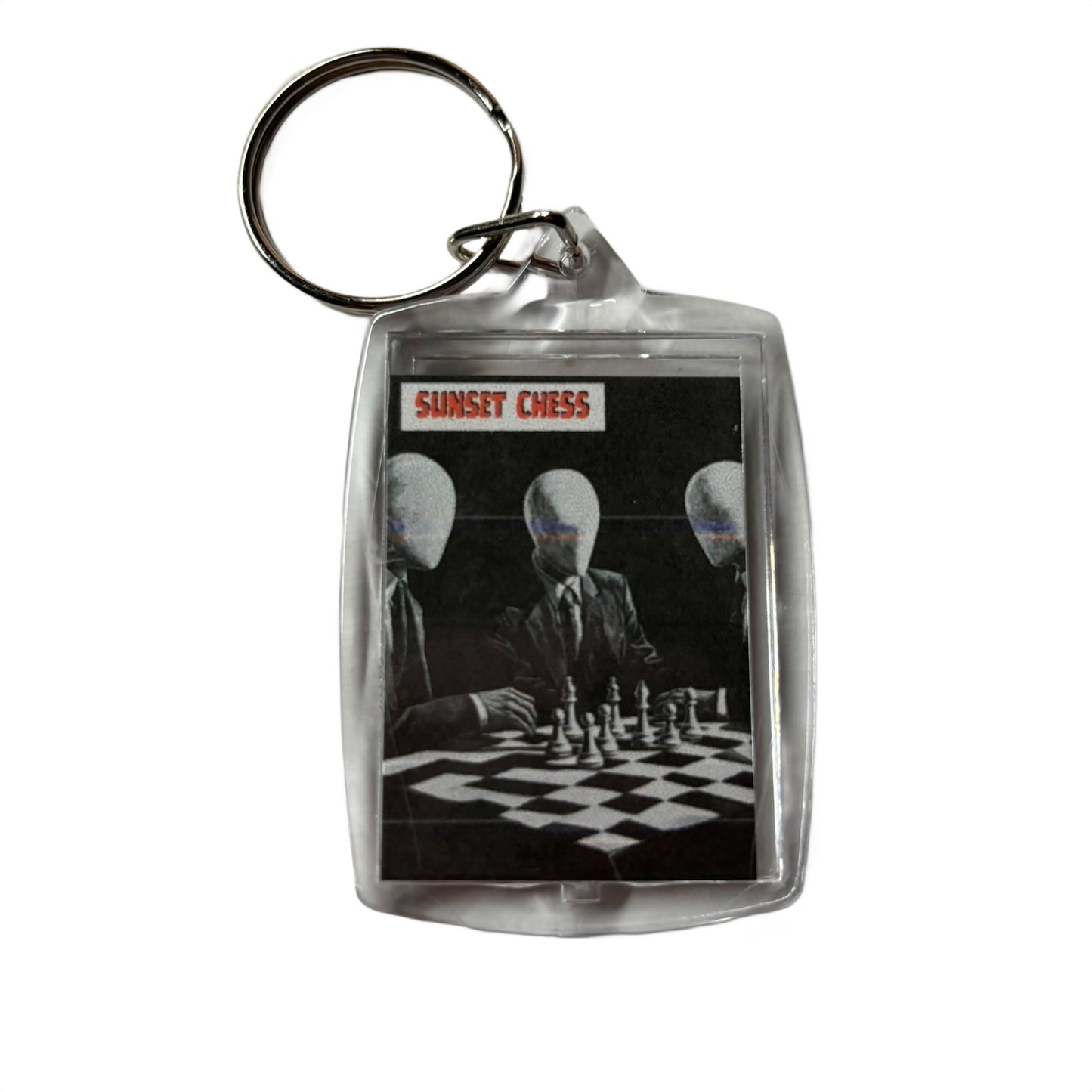 Smooth Faces - Chess  Photo Keychain