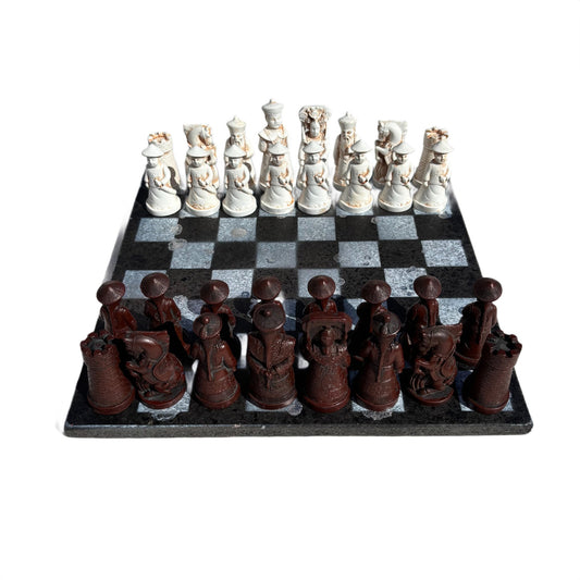 Black & White - Chinese Edition Chess Set