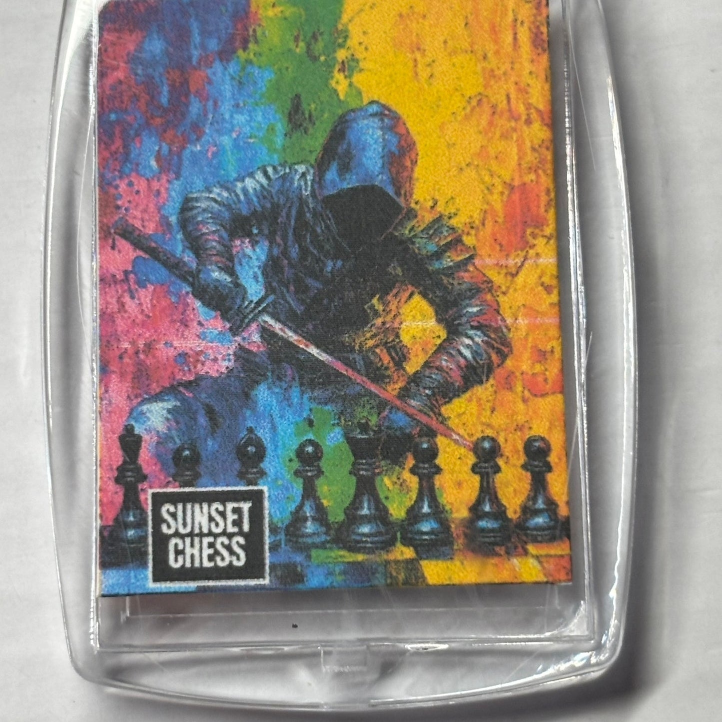 Rainbow Ninja - Chess  Photo Keychain