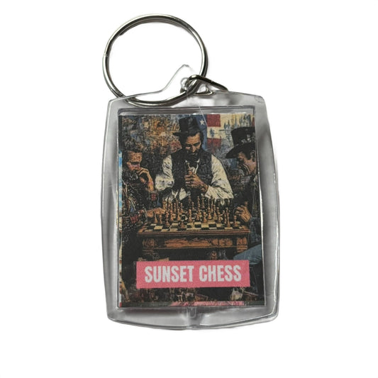 Another Game - Chess  Photo Keychain