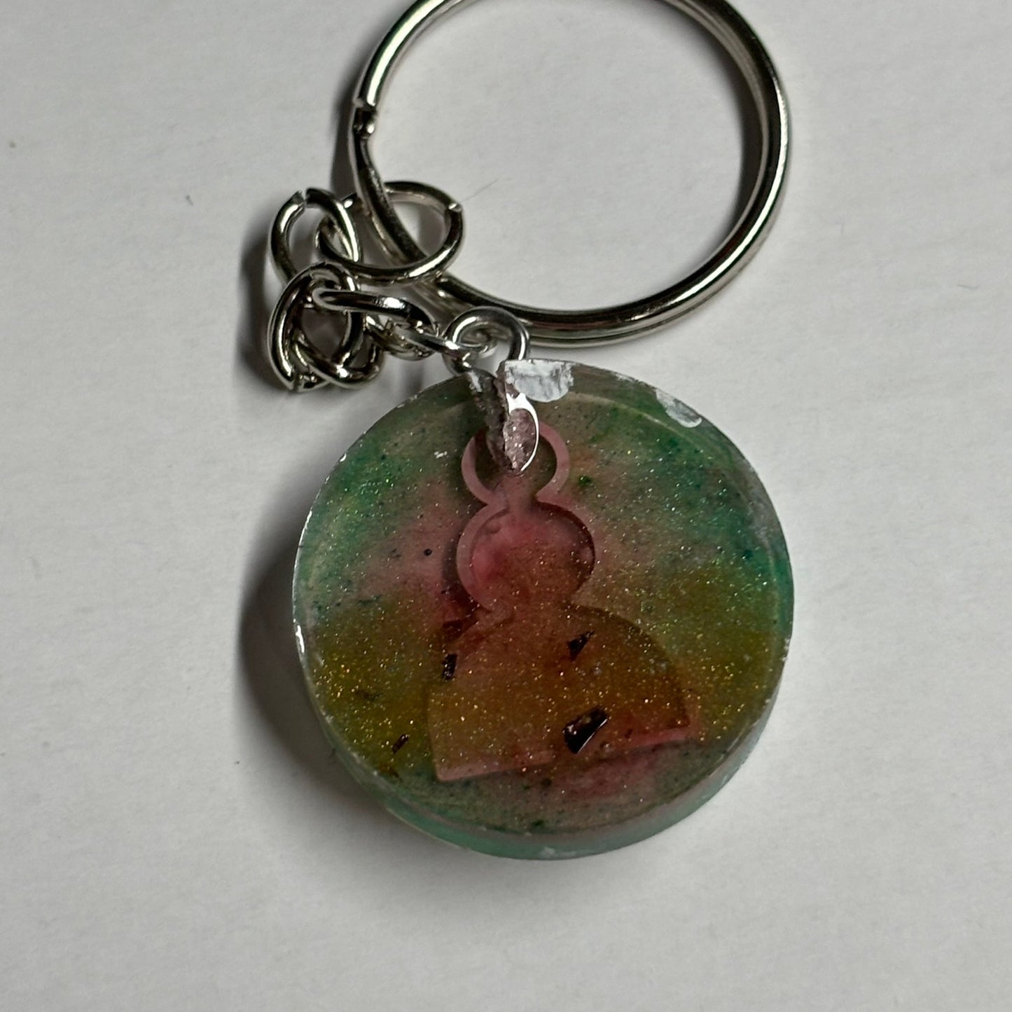 Green Mixer Pawn - Handmade Resin Keychain