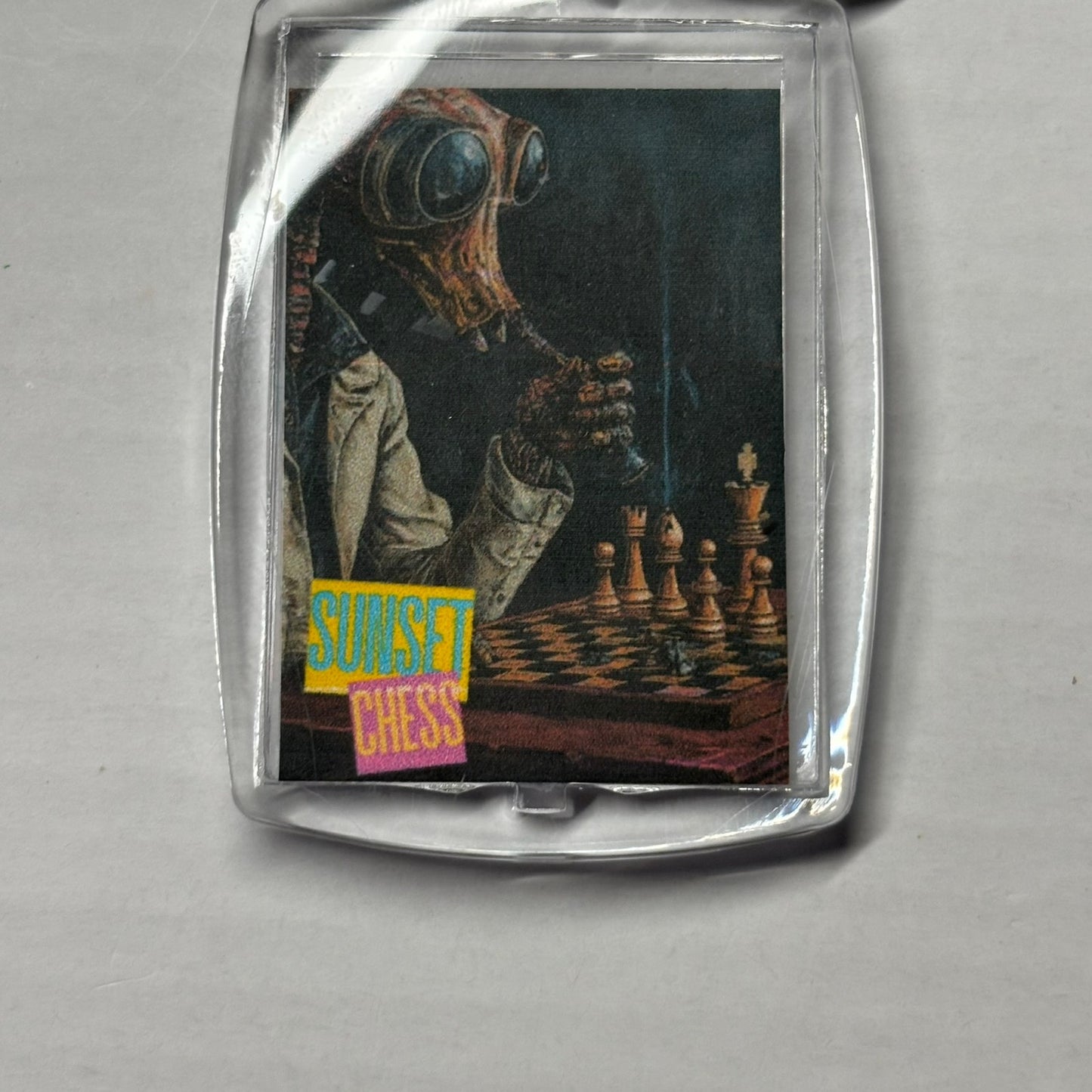 Ugly Alien - Chess  Photo Keychain