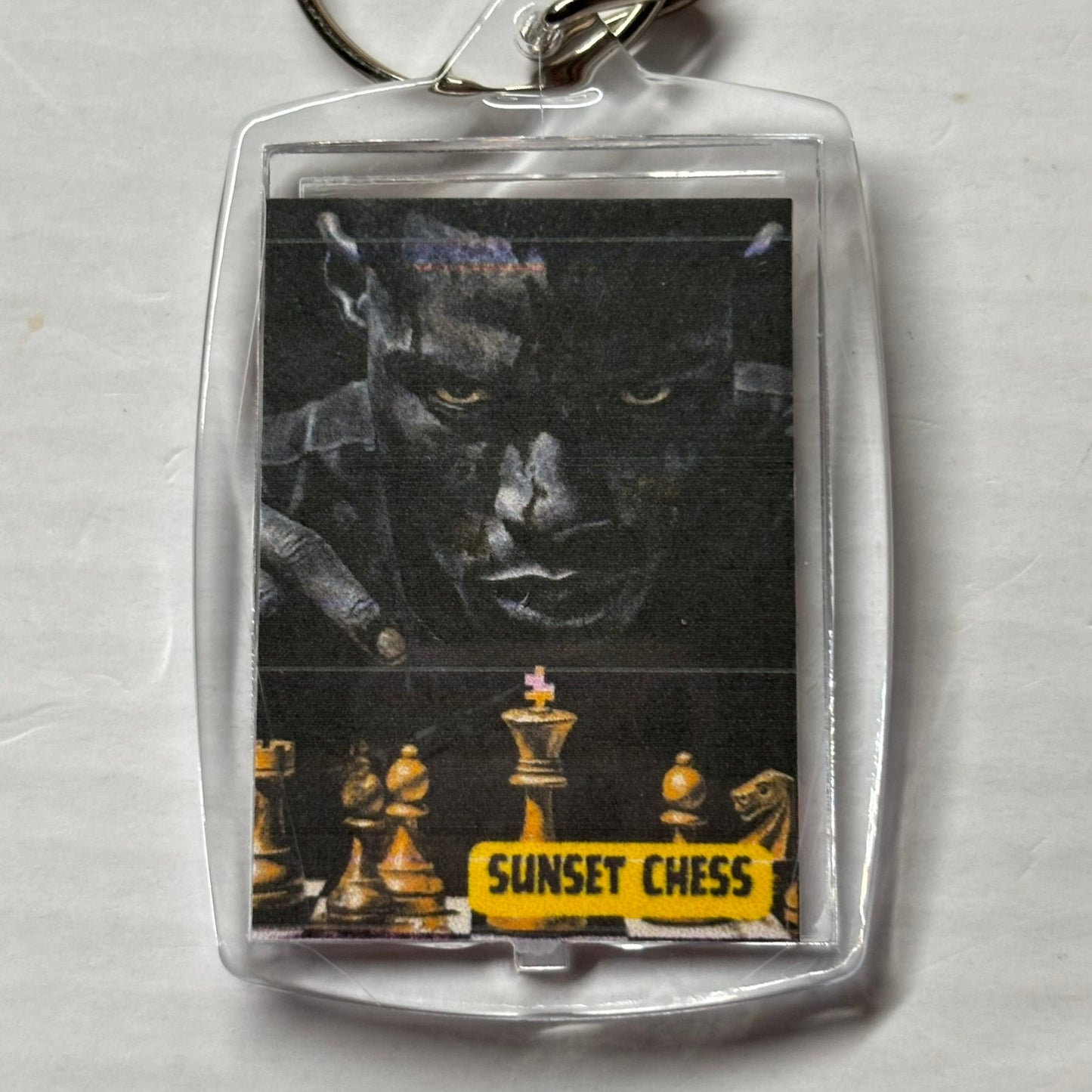 Mind The Game - Chess  Photo Keychain