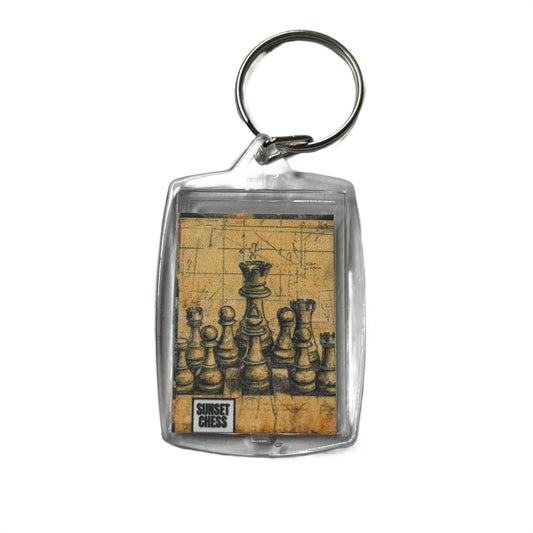 Vintage - Chess  Photo Keychain