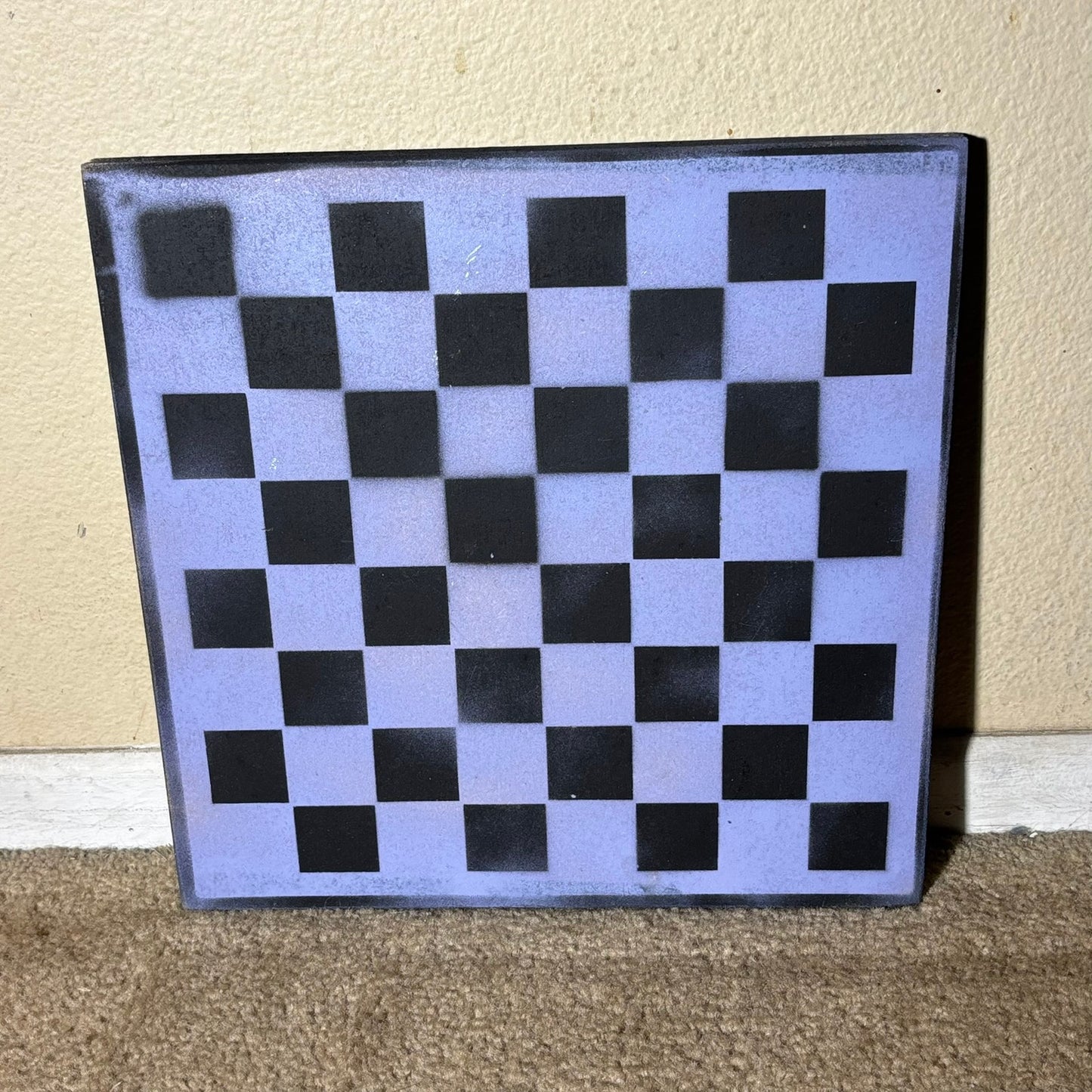 Light Purple - Painted Chess Board