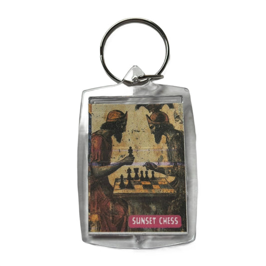 Historic Match - Chess  Photo Keychain