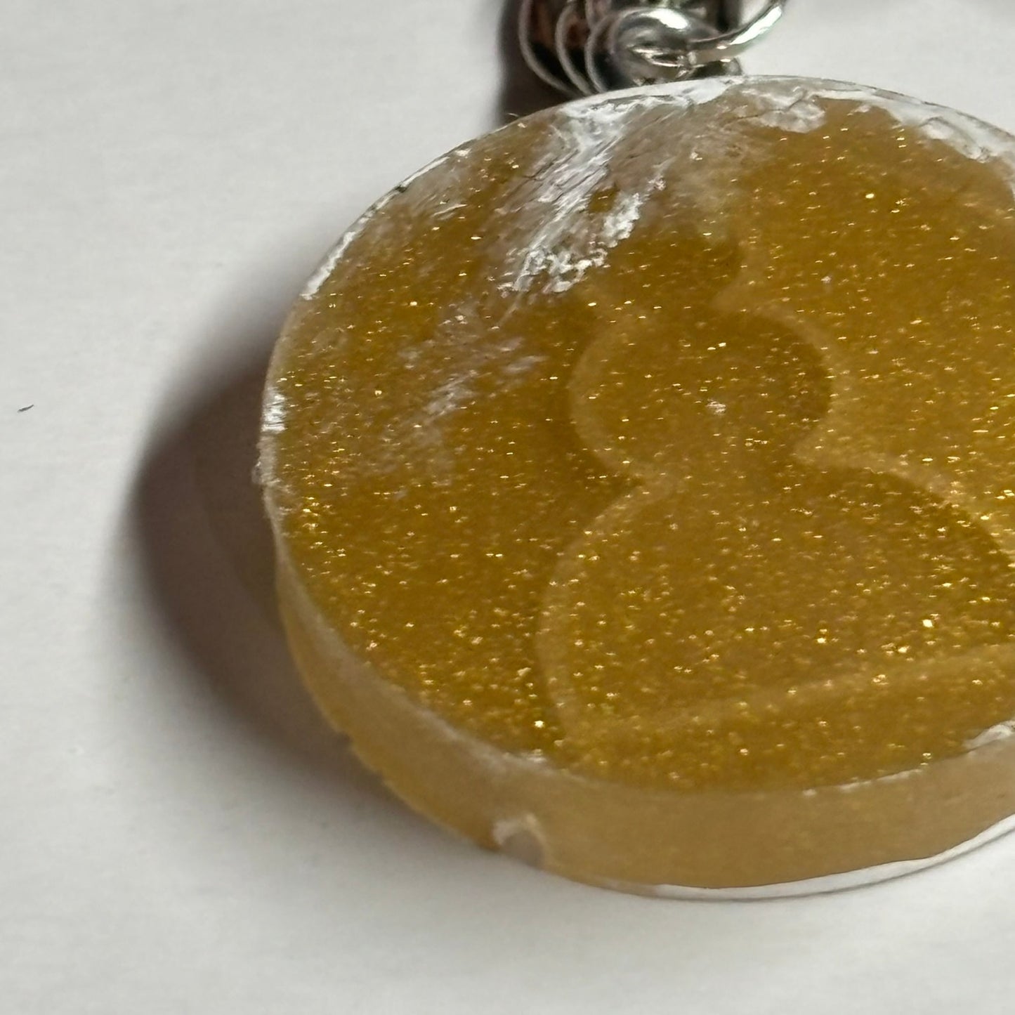 Banana Pawn - Handmade Resin Keychain - Flat Edition