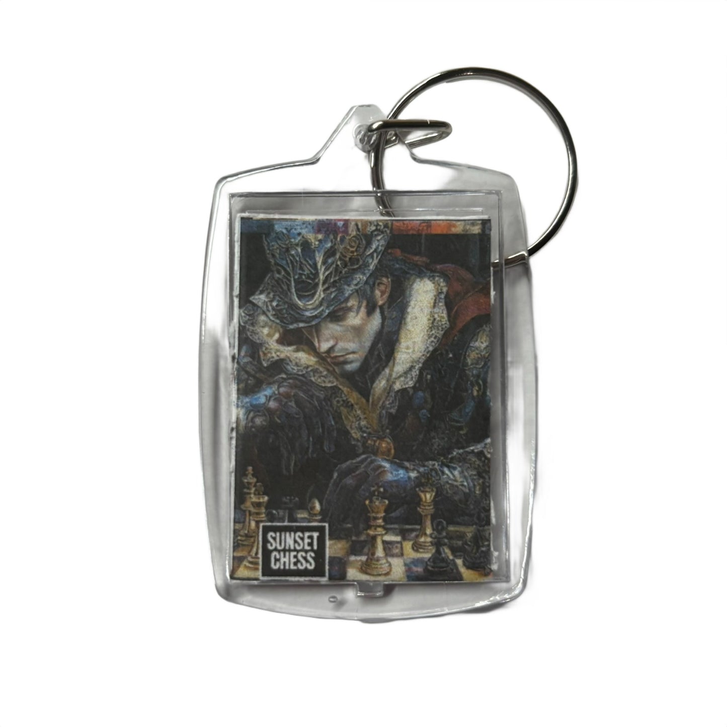 Stoic King - Chess  Photo Keychain