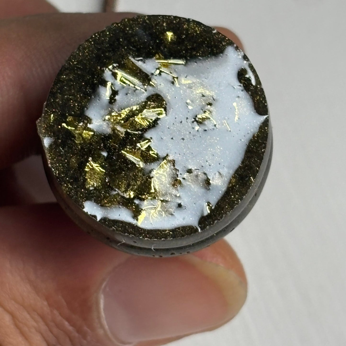 Dark Green Bishop - Handmade Resin Chess Necklace