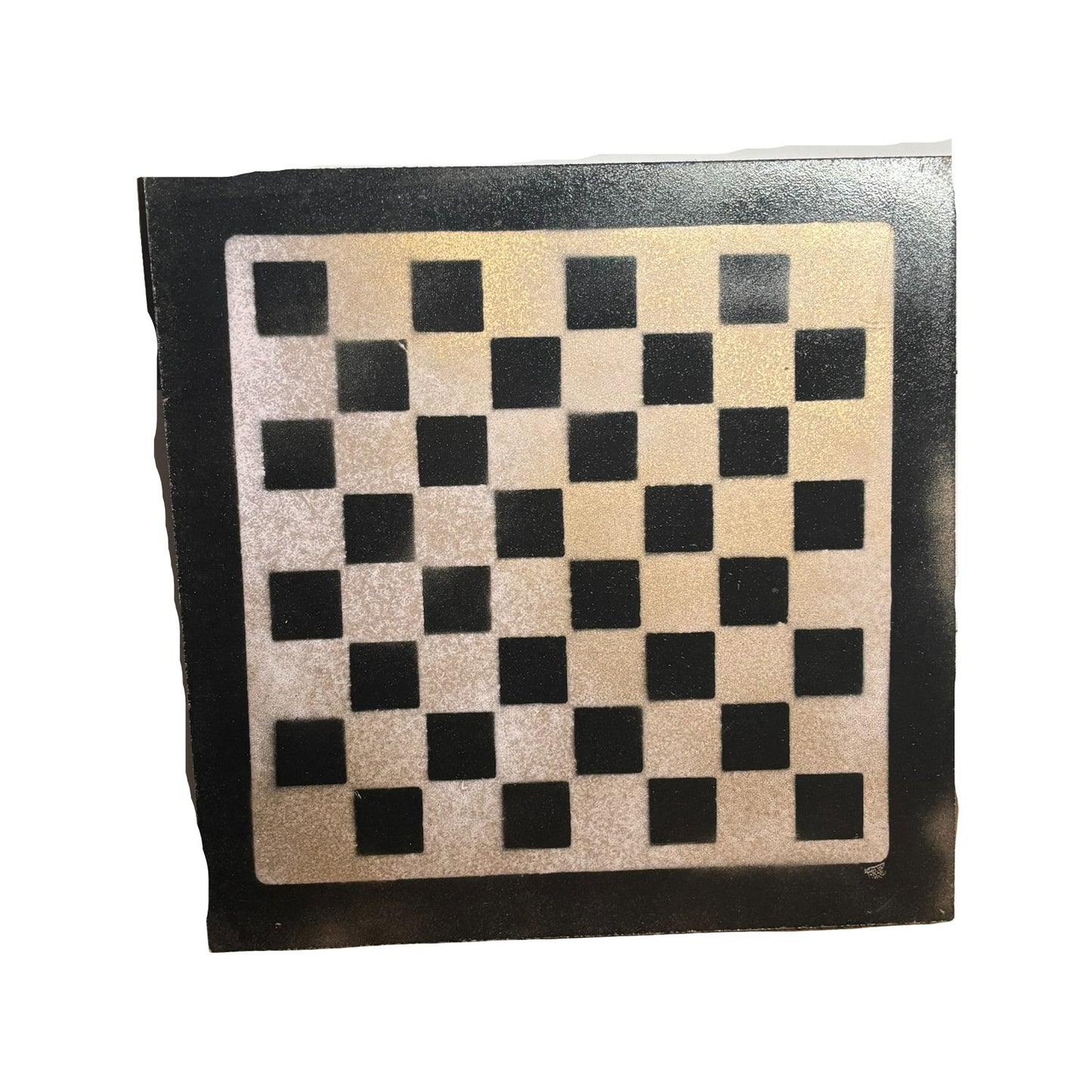 Simple Brown - Painted Chess Board