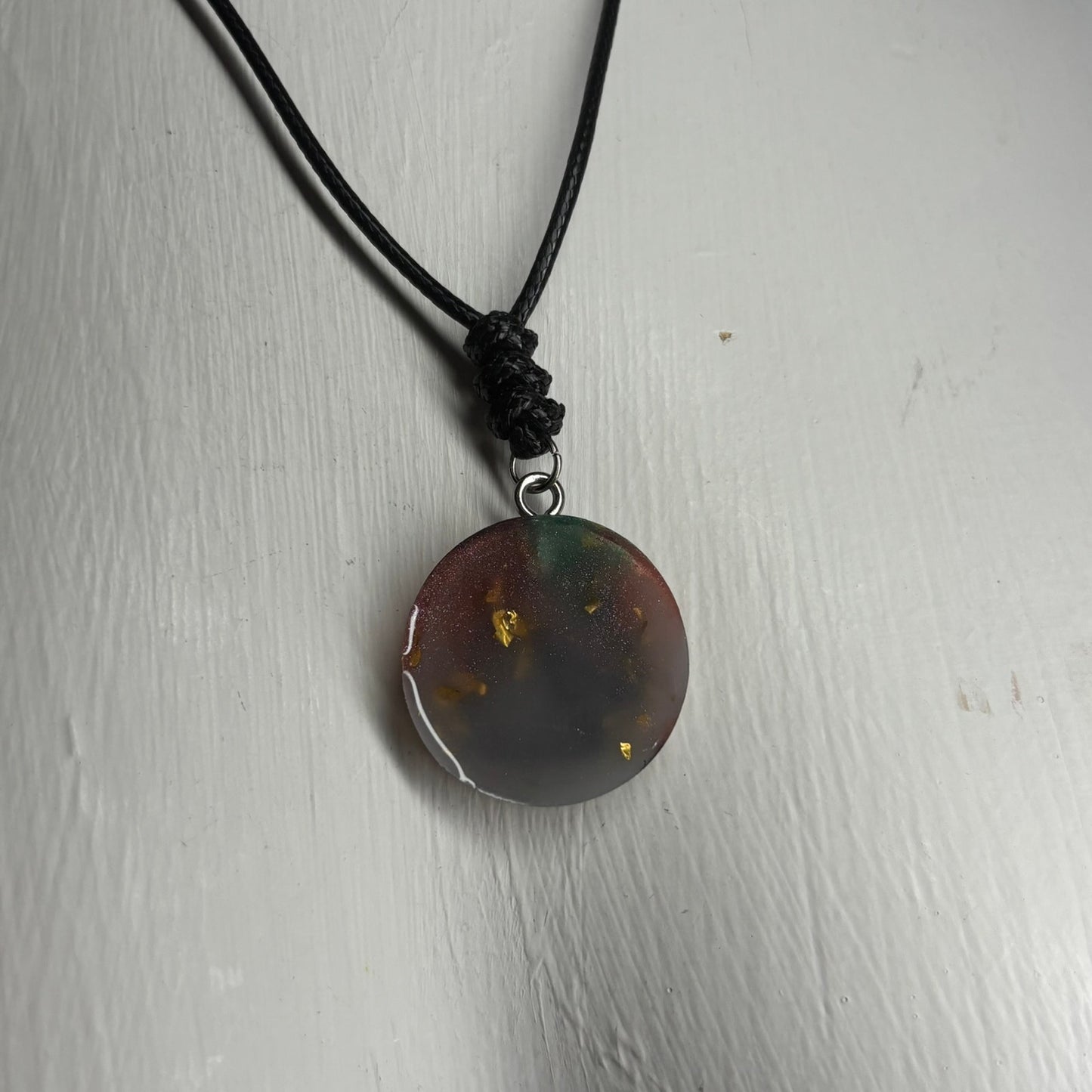 Enmeshed Knight - Handmade Resin Chess Necklace