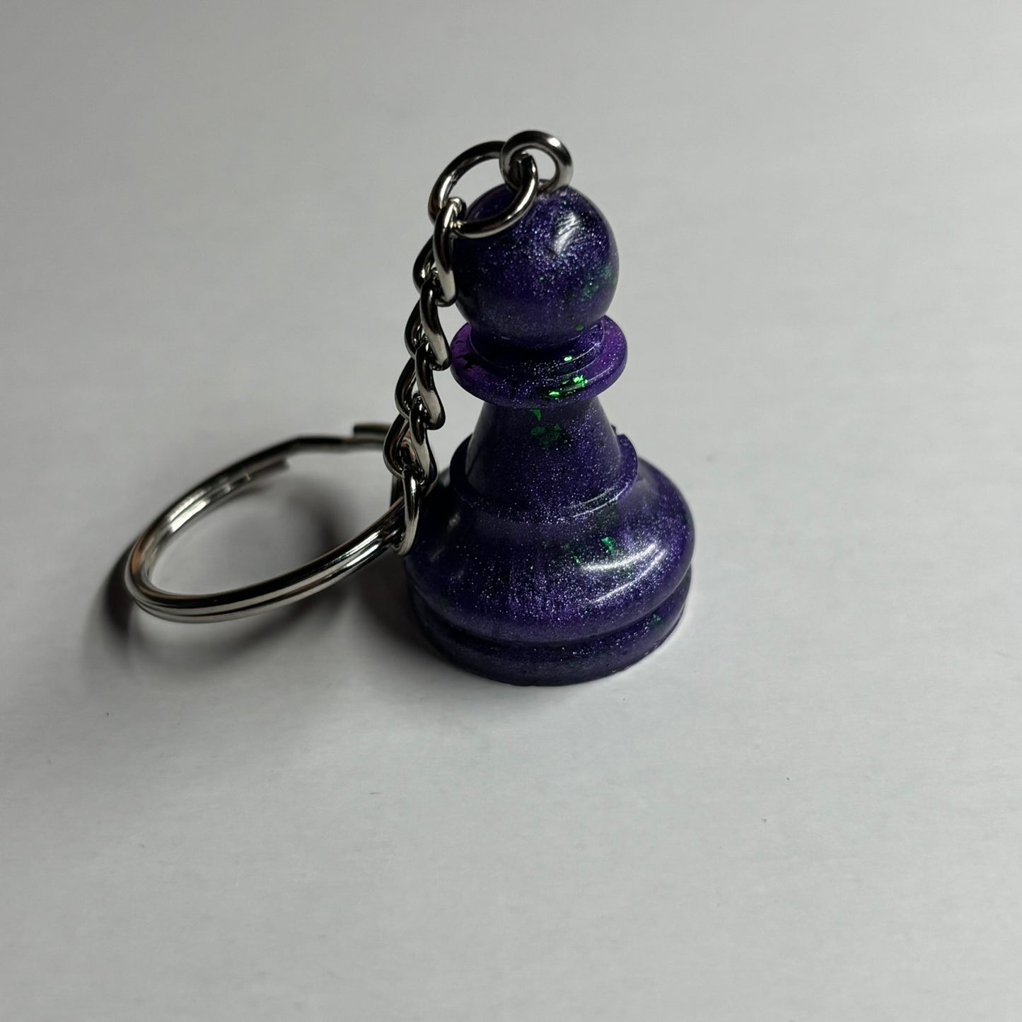 Purple Pawn - Handmade Resin Keychain
