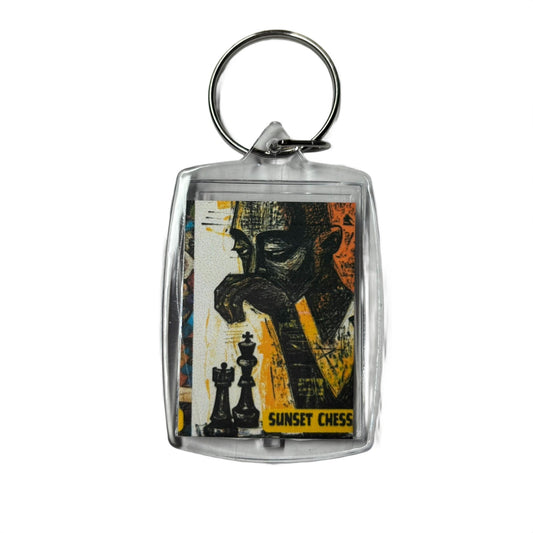 Chill Man - Chess  Photo Keychain