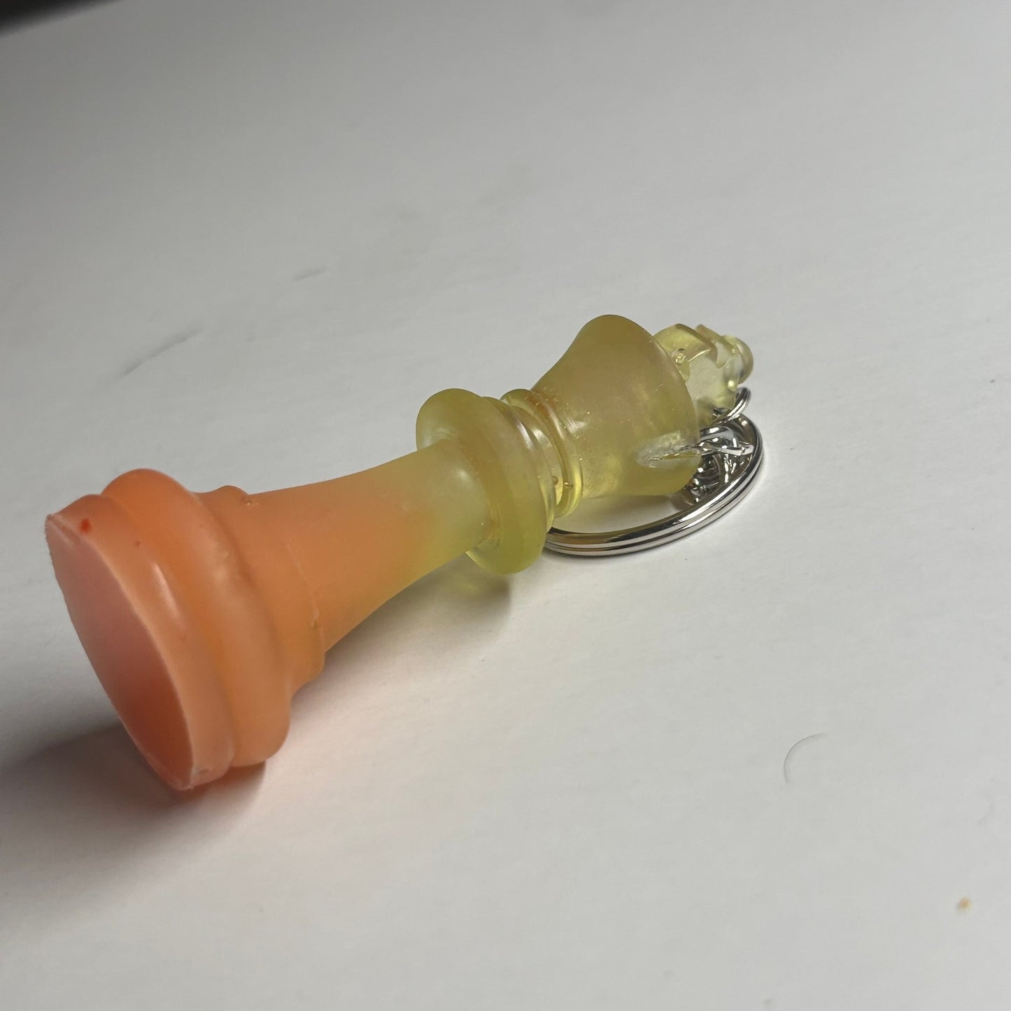 Orange/Yellow King - Handmade Resin Keychain