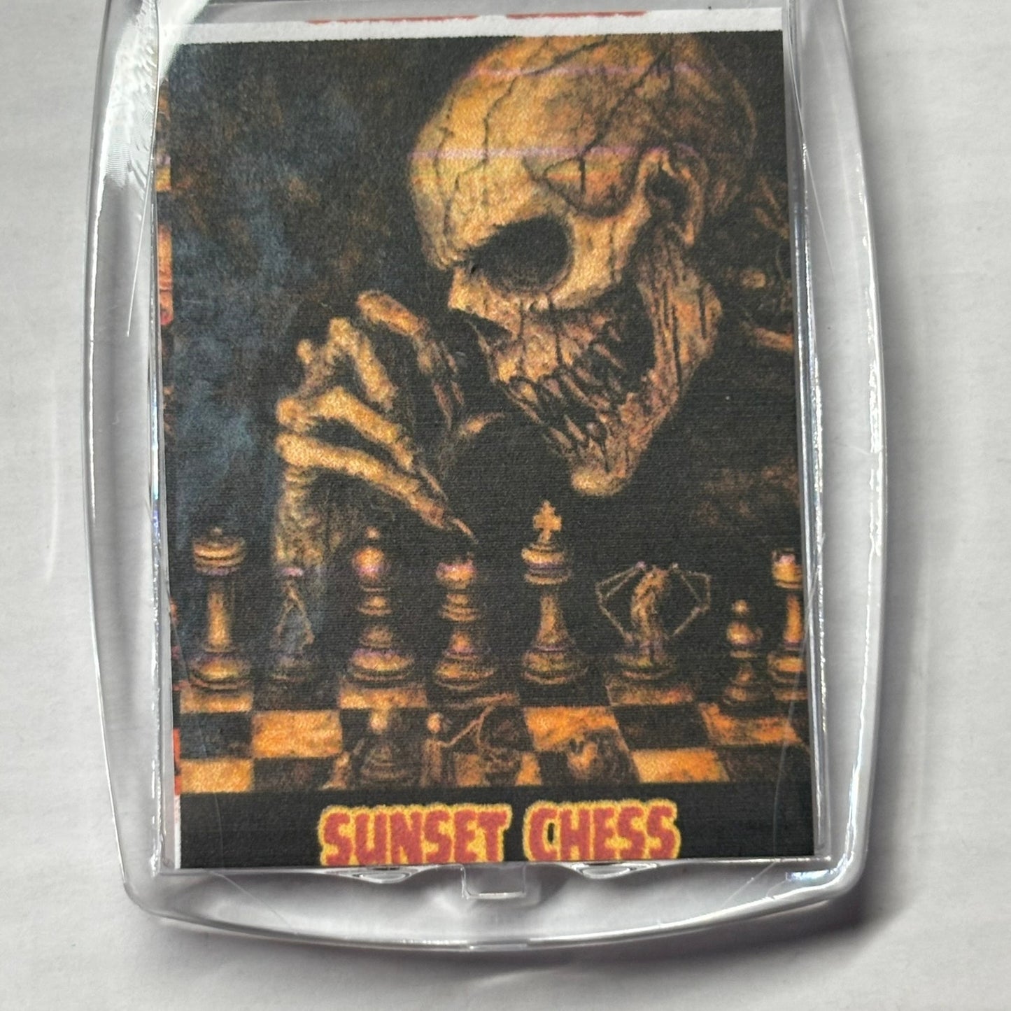 Monstrous Match - Chess  Photo Keychain