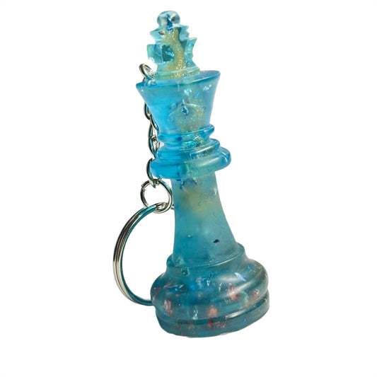 Ocean Blue King - Handmade Resin Keychain
