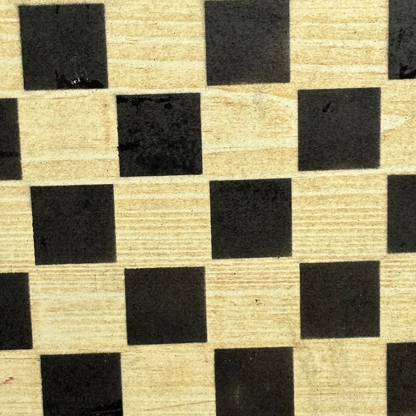 Red & Black - Painted Double Sided Chess Board