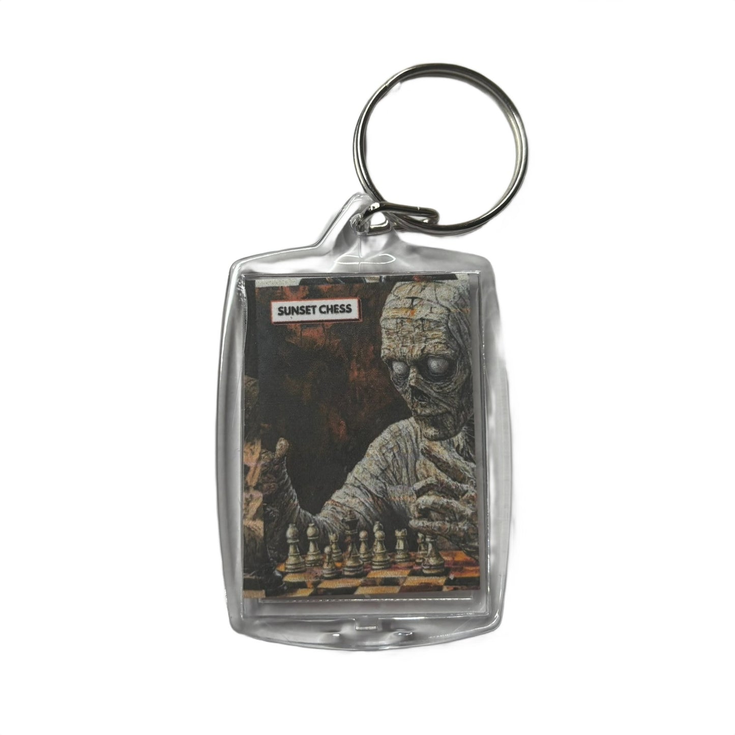 Surprised Mummy - Chess  Photo Keychain