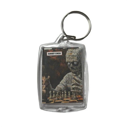 Surprised Mummy - Chess  Photo Keychain