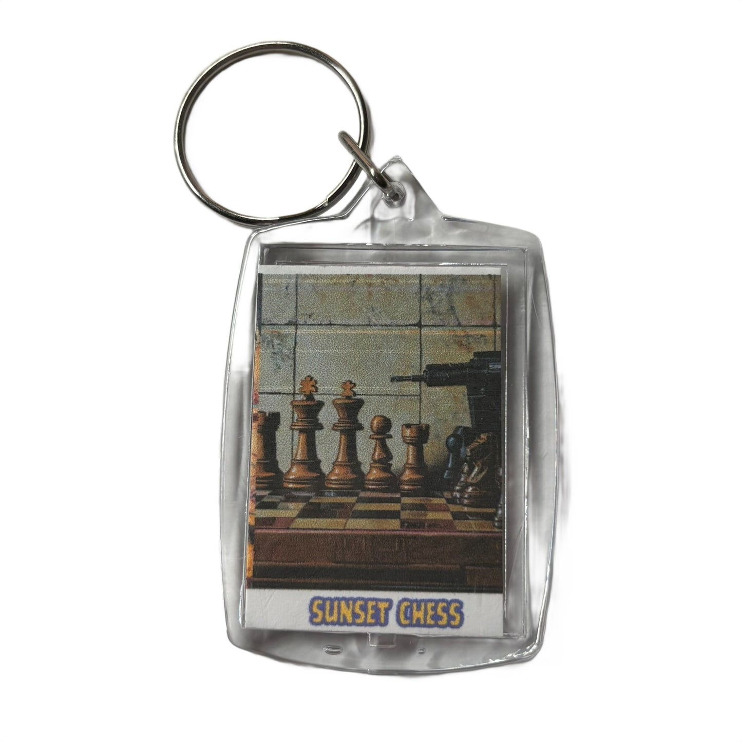 Simple - Chess  Photo Keychain