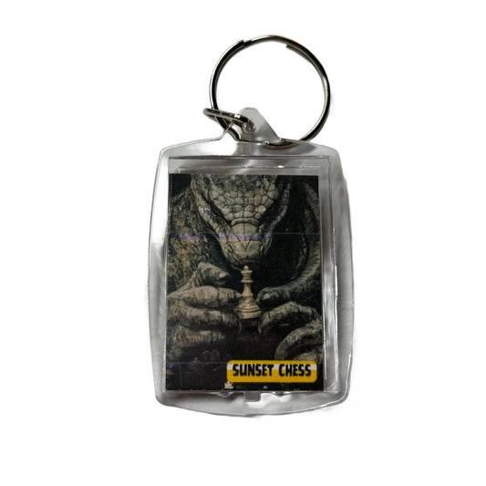 Lizard King - Chess  Photo Keychain