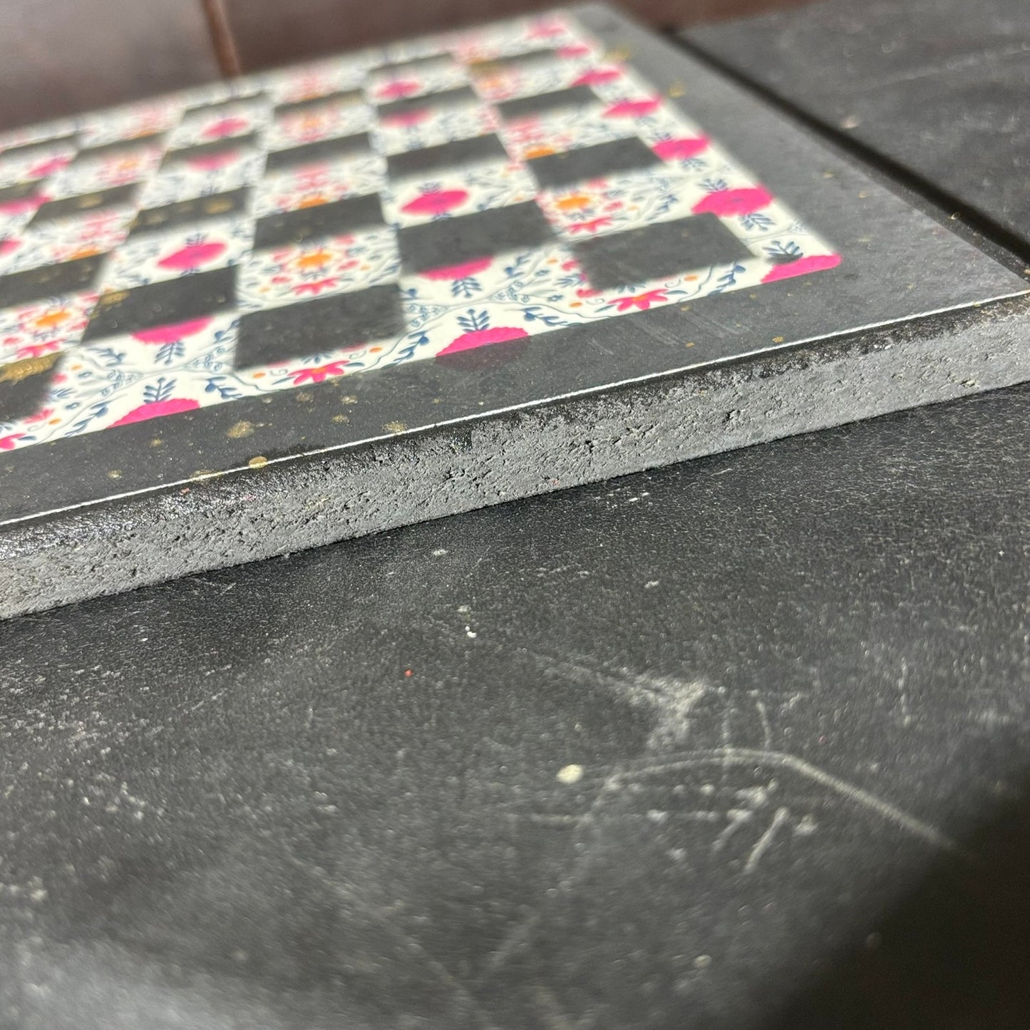 Classy Pattern - Scrapbook Chess Board