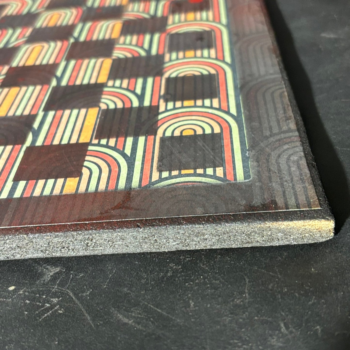 70's Retro - Scrapbook Chess Board