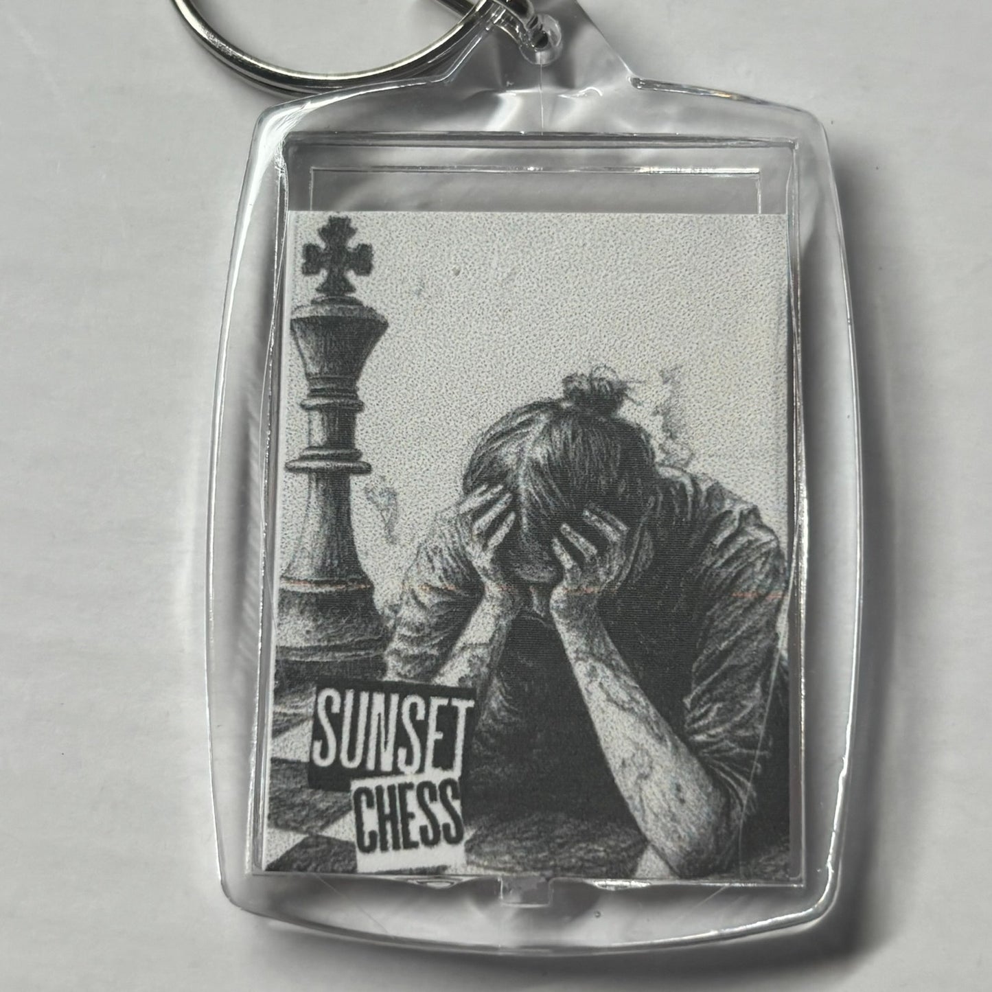 Head Twisted - Chess  Photo Keychain