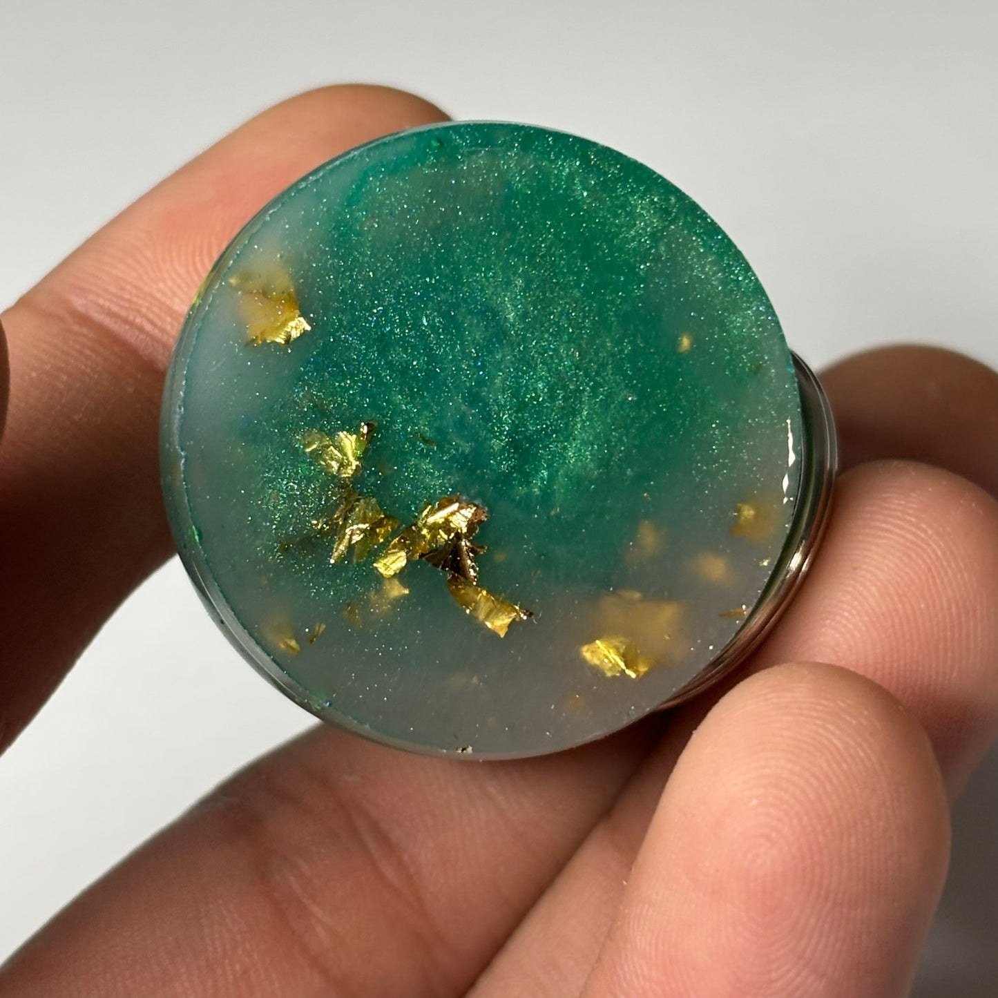 Prestige Green Pawn -  Handmade Resin Keychain - Large Edition