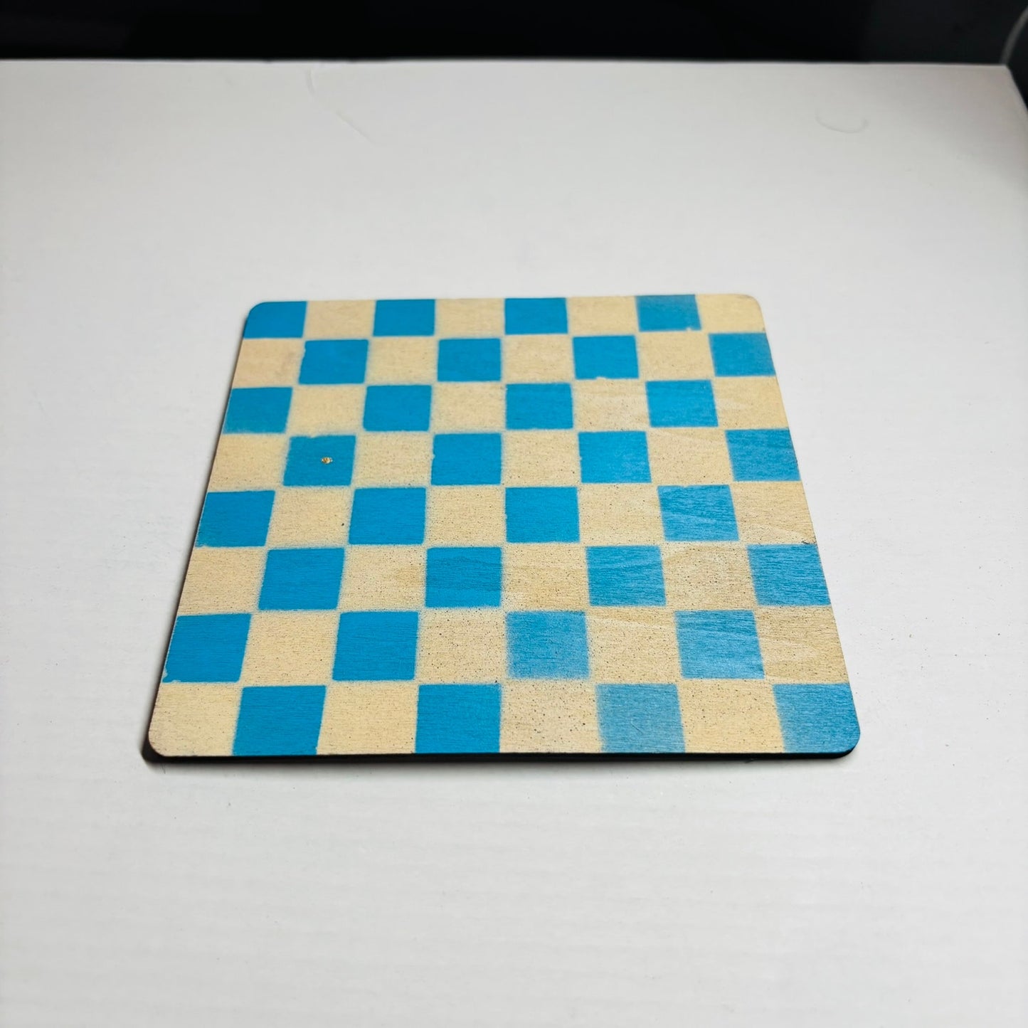 Sky Blue Cream - Mini Chess Set