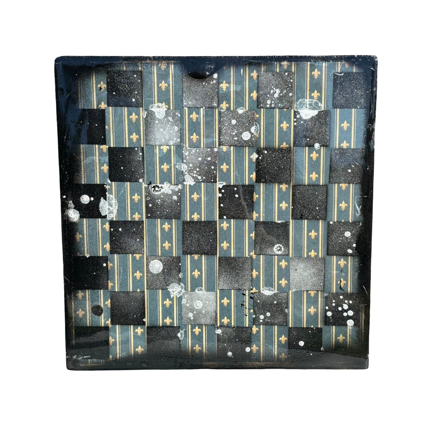 Vintage Green - Resin Coated Chess Board