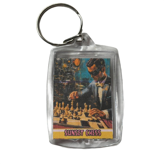 High Class Man - Chess  Photo Keychain