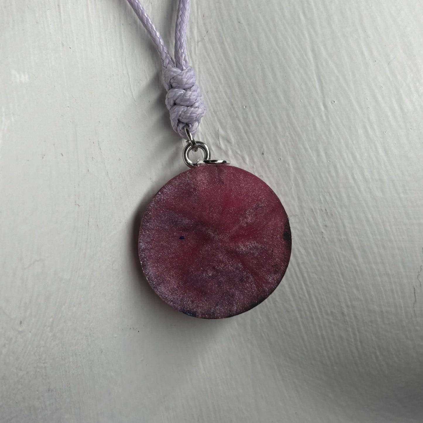 Purple King - Handmade Resin Chess Necklace