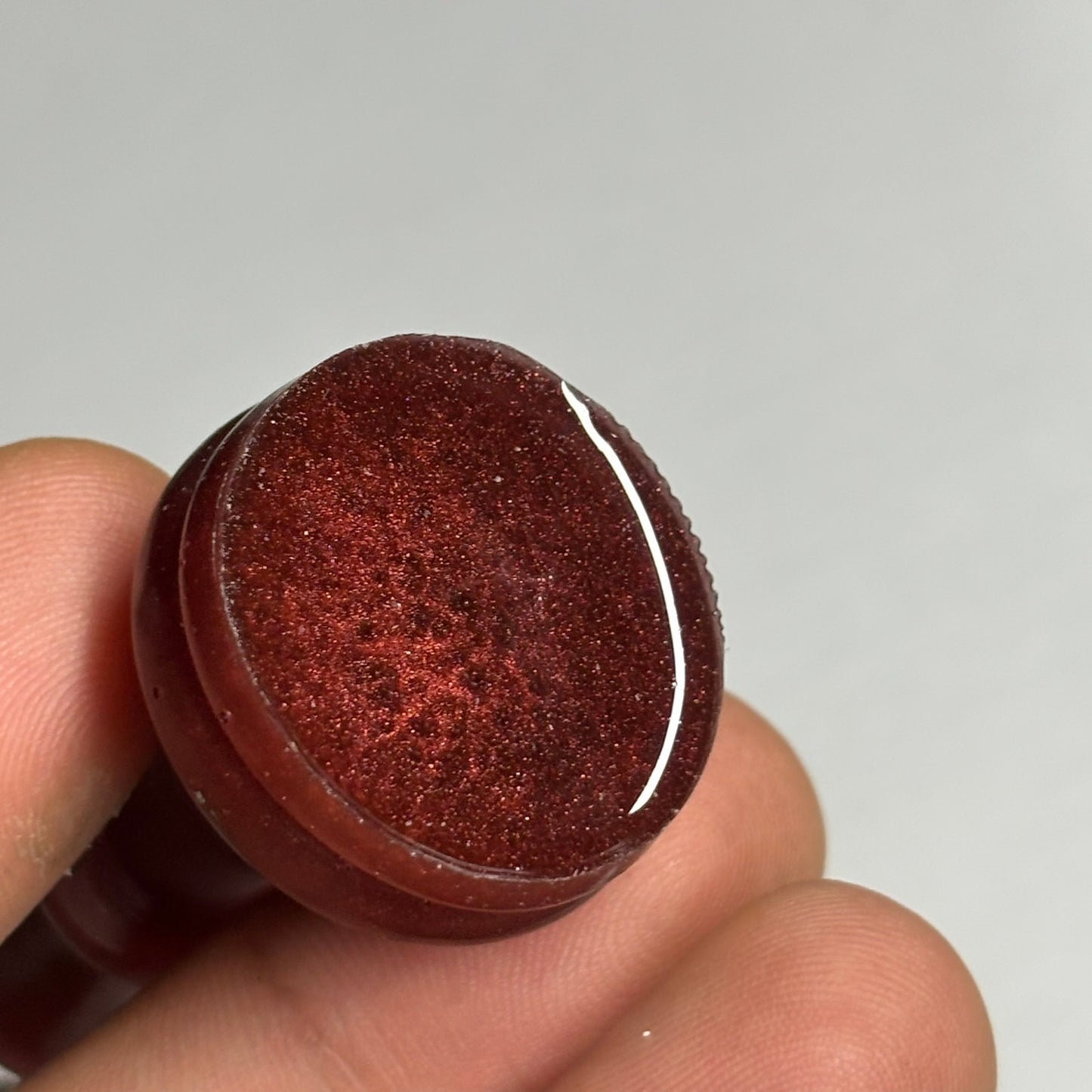 Royal Burned Red King - Handmade Resin Keychain