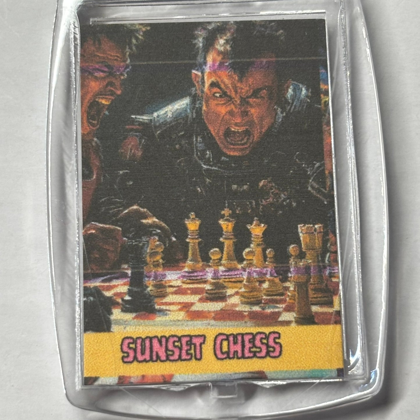 The Yeller - Chess  Photo Keychain