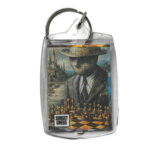 Solid Man - Chess  Photo Keychain