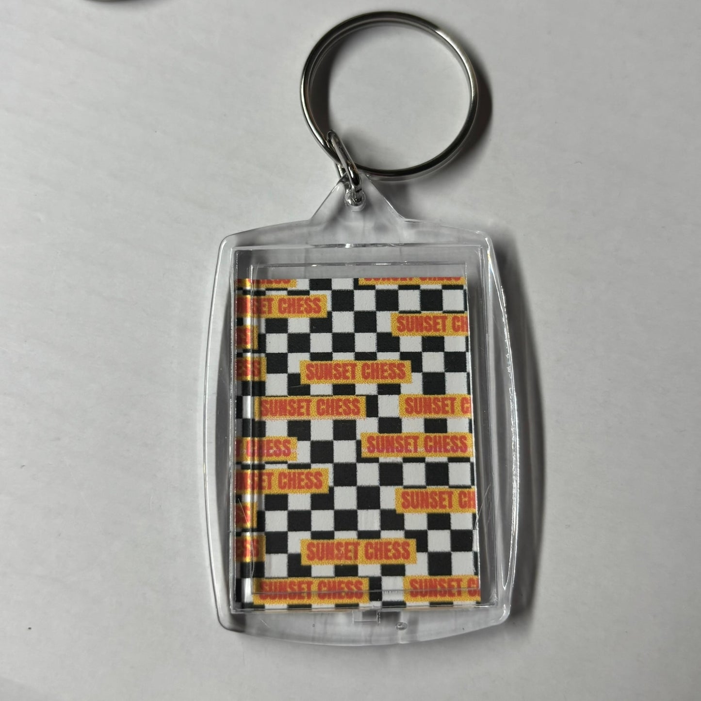 Cowboy - Chess  Photo Keychain