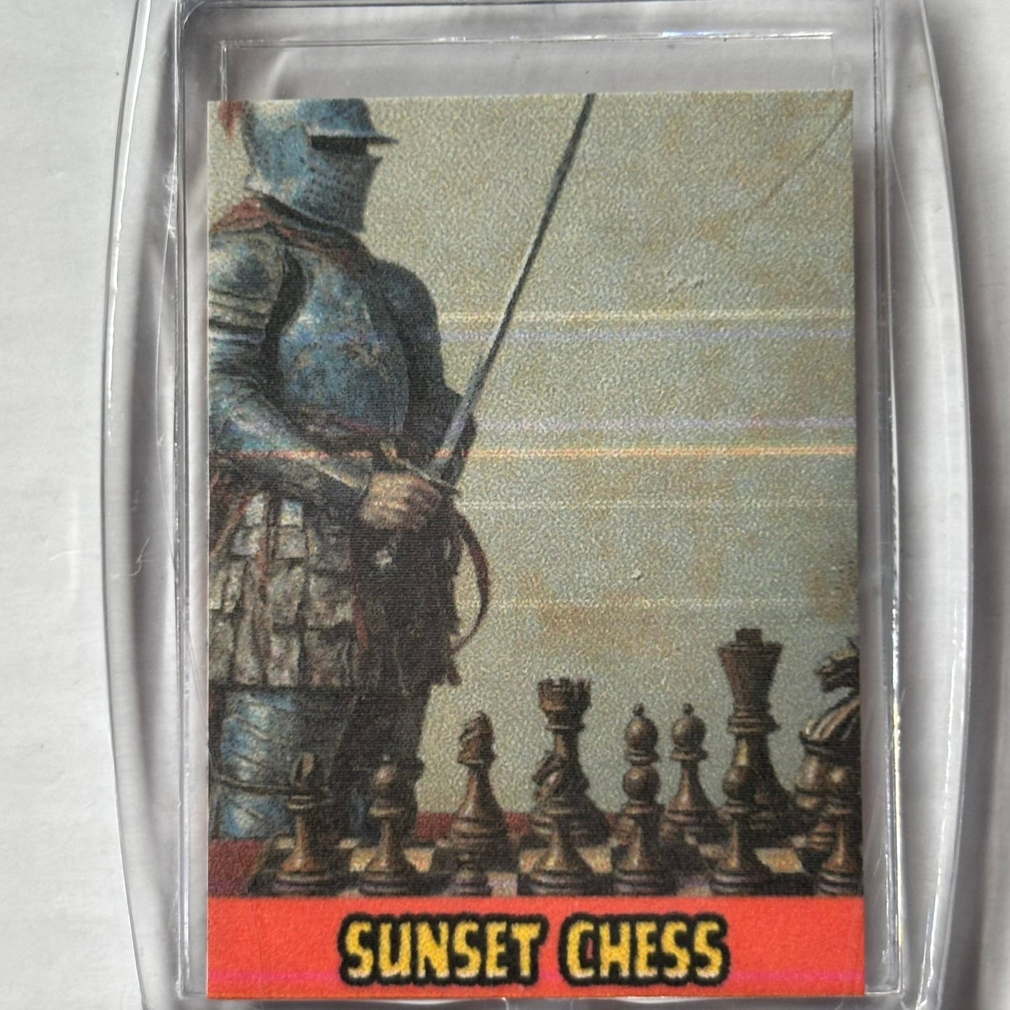 Stern Warrior - Chess  Photo Keychain