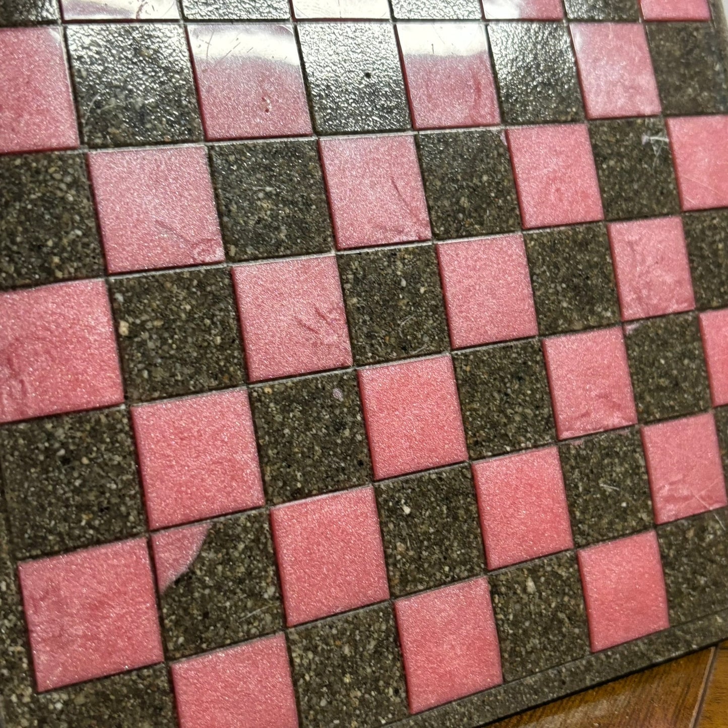 Rock Pink - Resin Chess Board