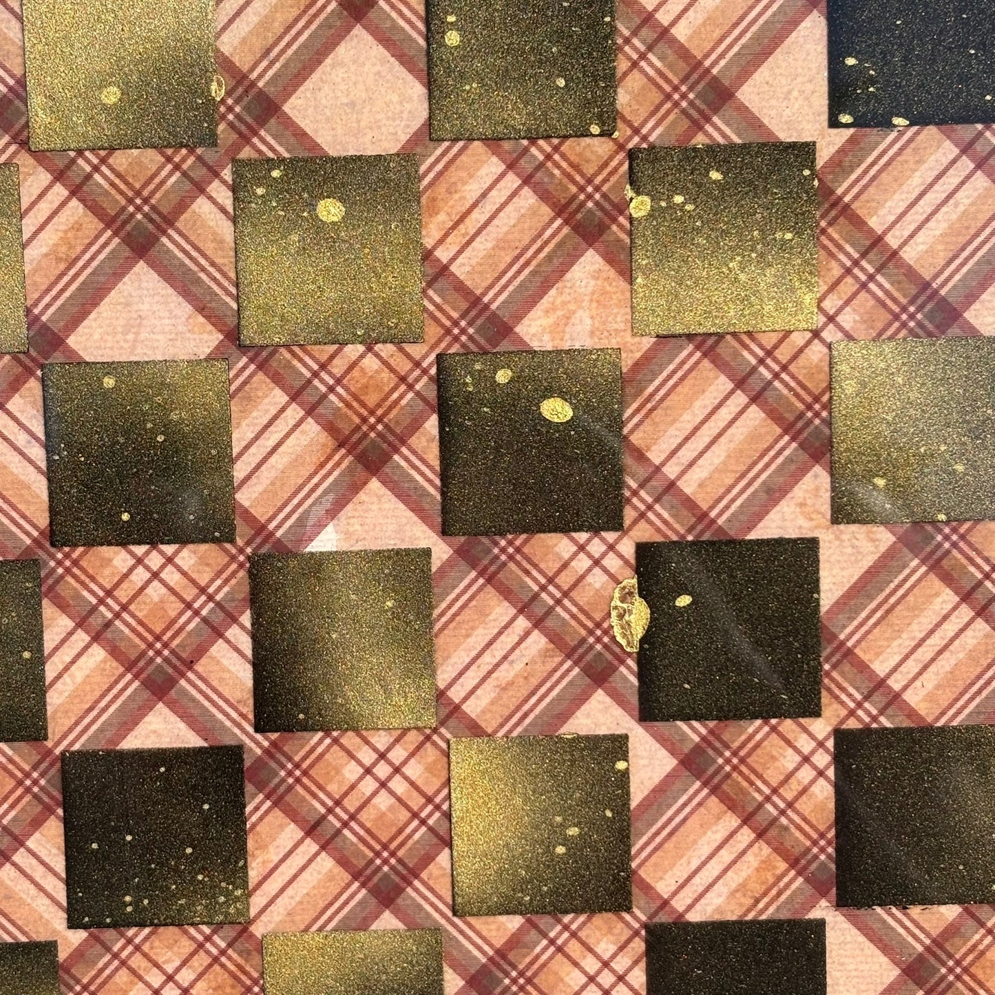 Vintage Gold - Resin Coated Chess Board