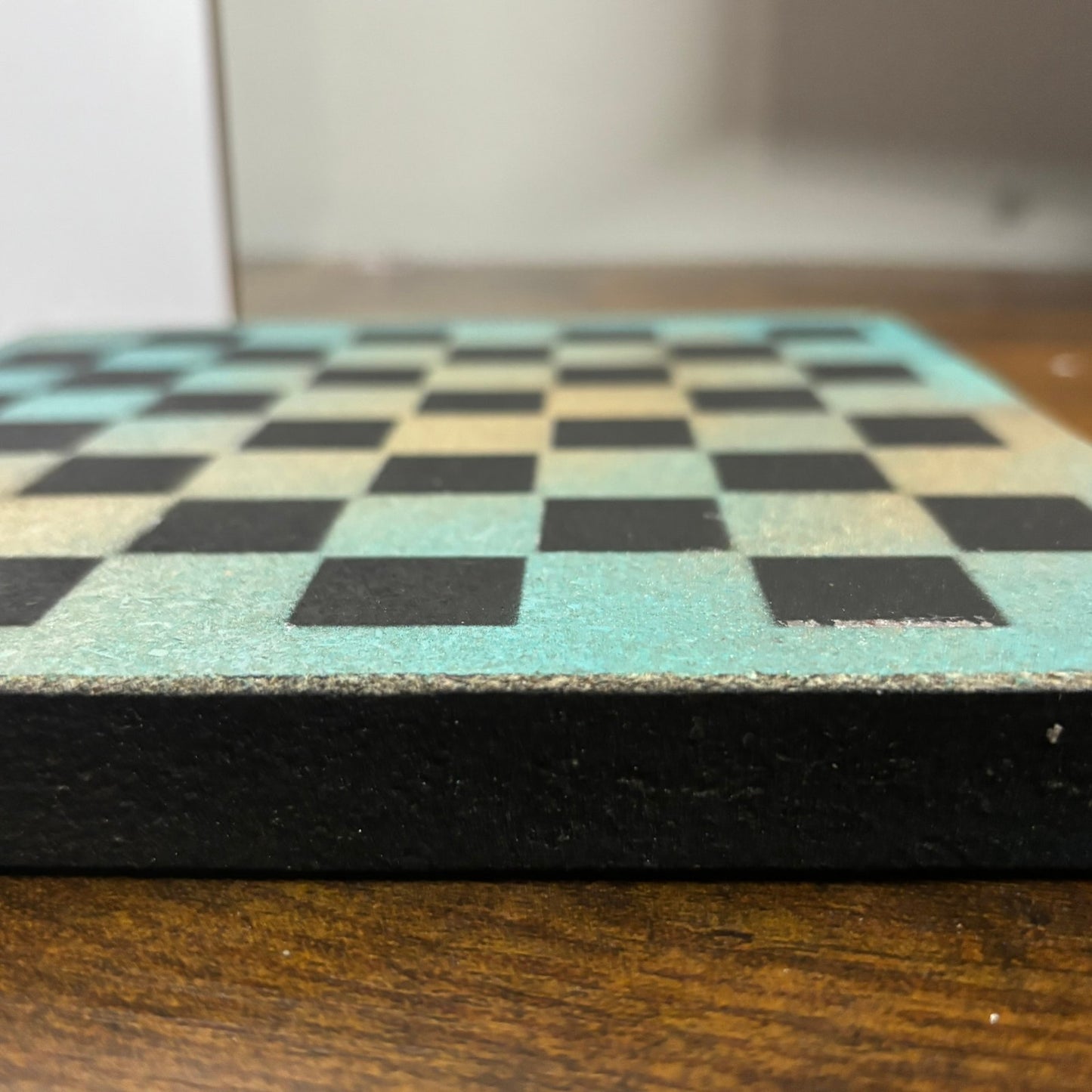 Green Yellow Hue - Painted Double Sided Chess Board