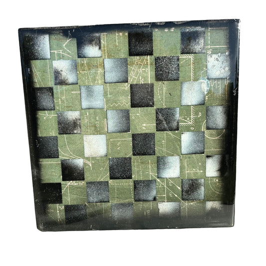 Math On The Board - Resin Coated Chess Board
