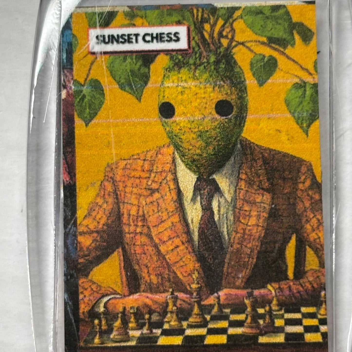 Plant Head - Chess  Photo Keychain