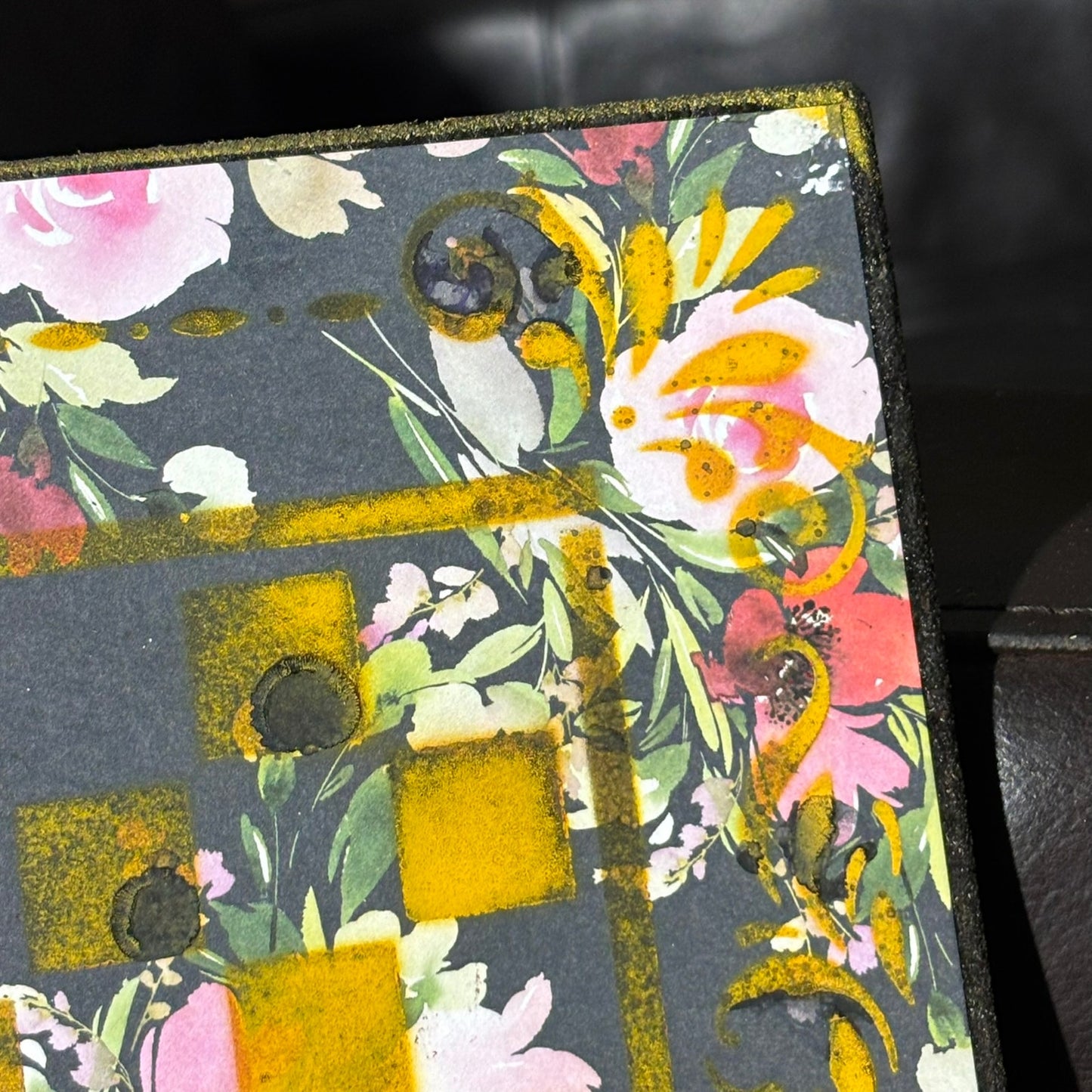 Supreme Yellow - Scrapbook Chess Board