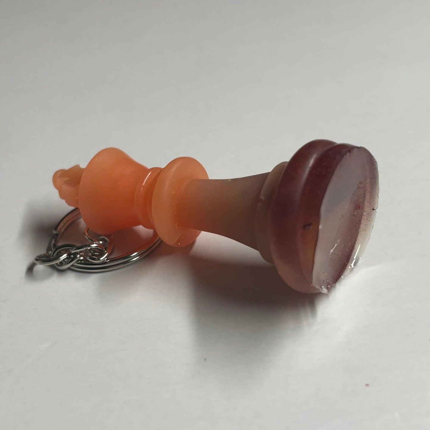 Orange Brown king - Handmade Resin Keychain
