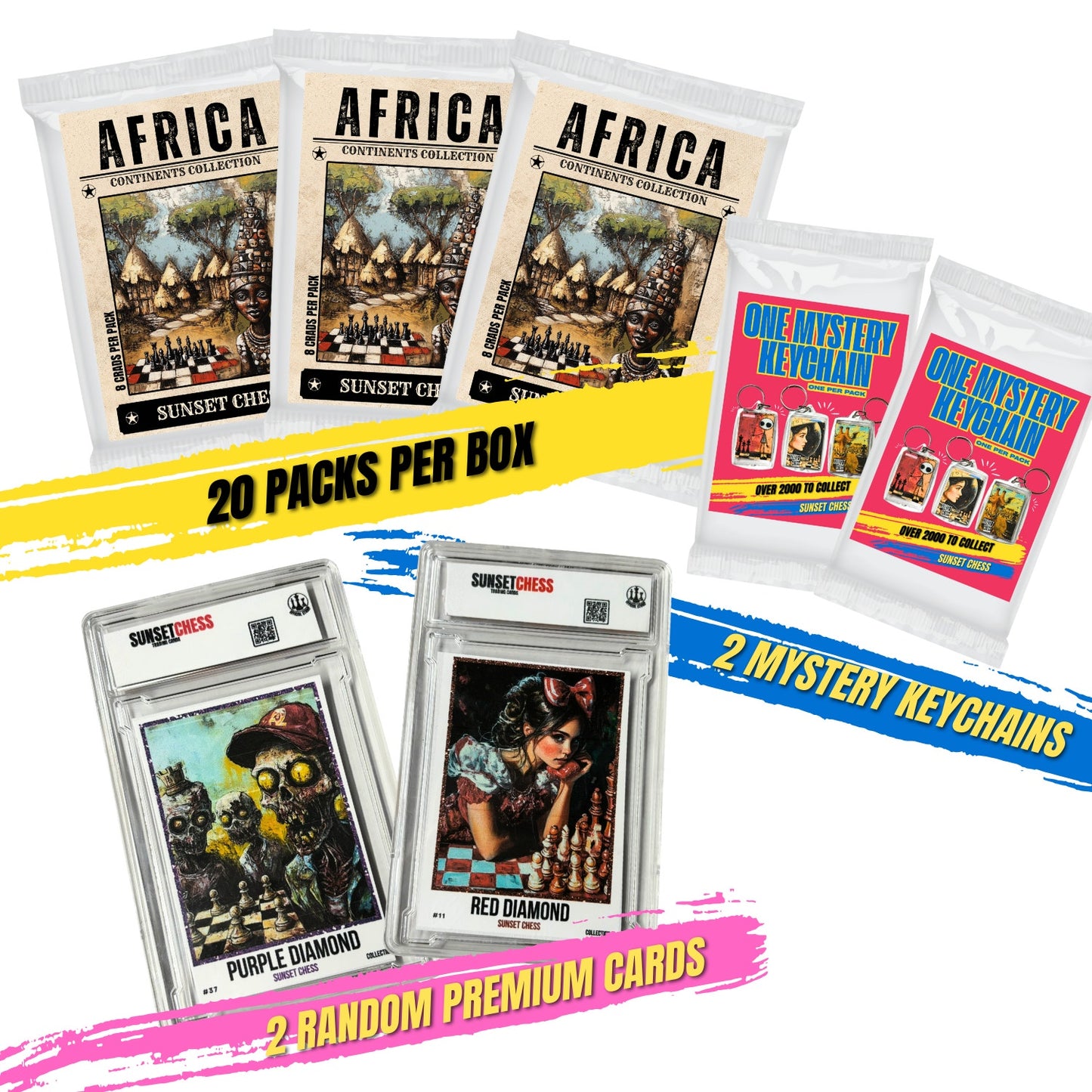 Africa Edition - Jumbo Box Pack - Chess Trading Cards